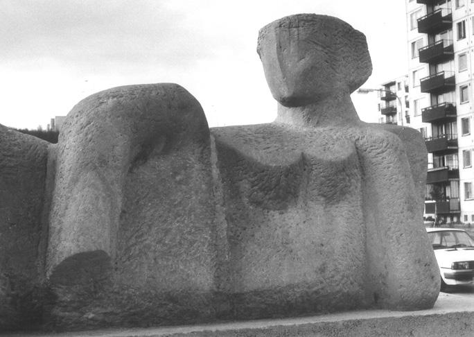 Miloslav Chlupáč Ležící figura, sídliště