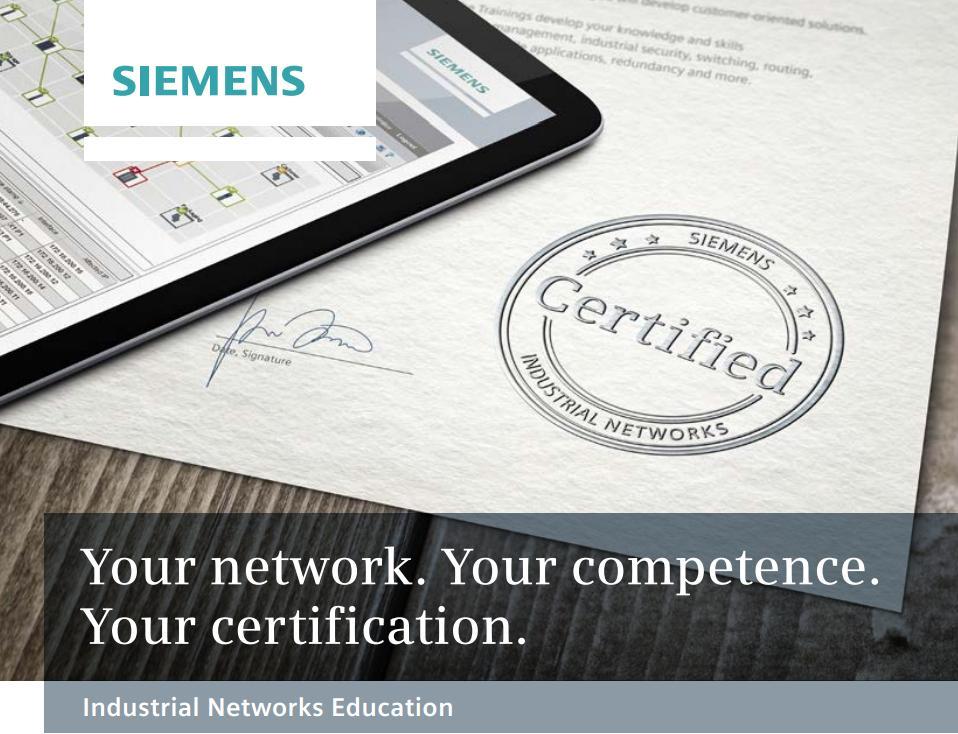 Certifikační kurzy Siemens