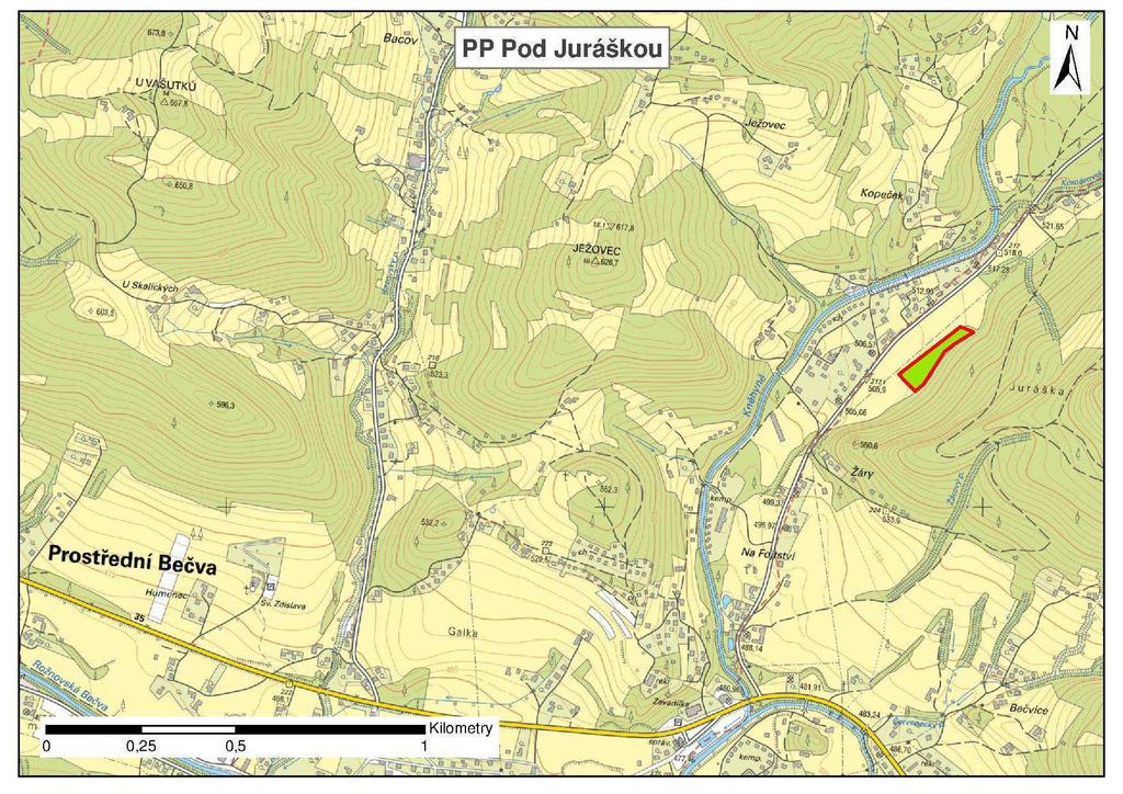 20 Příloha M1 - Orientační mapa s