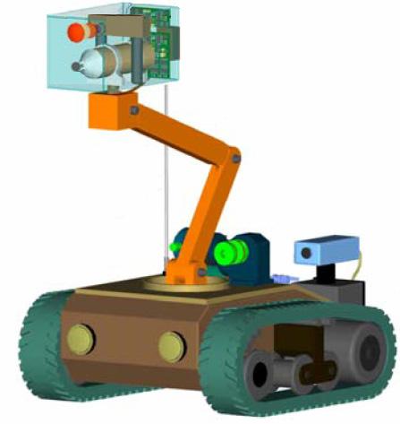 6 REX ( Roadside Explosiv X ray Detection ) Ukázka rentgenového robota pro silniční kontrolu na odhalování