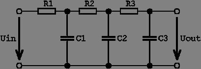 DP 3. řádu řenos naětí narázdno ři R R R 3 R