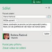 Klikněte na Soubor > Účet, přihlaste se a získejte tak přístup k naposledy použitým souborům kdekoliv a na jakémkoliv zařízení díky dokonalé integraci mezi aplikacemi Office, OneDrive, OneDrive pro