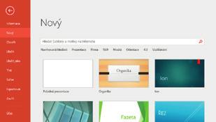 Začněte tvořit Začněte s prázdnou prezentací a hned se můžete pustit do práce.