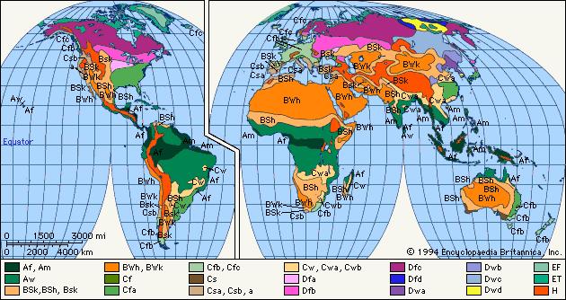 108 5. Pásmo polárního klimatu E se dvěma typy: Do polárního klimatu řadí autor klima vysokohorských oblastí.