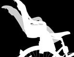 Když kolo opřete o zeď, jedinečná integrovaná bezpečnostní stranová křidélka cyklosedačky Thule RideAlong ochrání dětské ruce před zraněním.