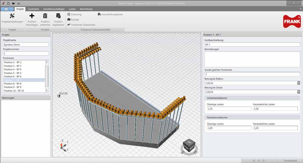 pro tuto zemi. Egcobox Bemessung EGCOBOX 4.0.2 www.maxfrank.com Firma: Bearbeiter: Adresse: Telefon Fax: E-Mail: Seite: Projekt: Projekt Nr.: Datum: 5/9 12.11.