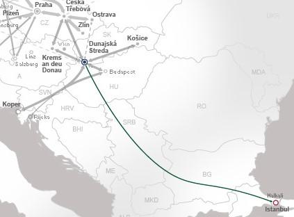 OSTRAVa (CZ), DUNAJSKÁ STREDA (SK), KREMS an der Donau (AT) SPOJENÍ S ROTTERDAMEM 18 vlaků týdně DALŠÍ