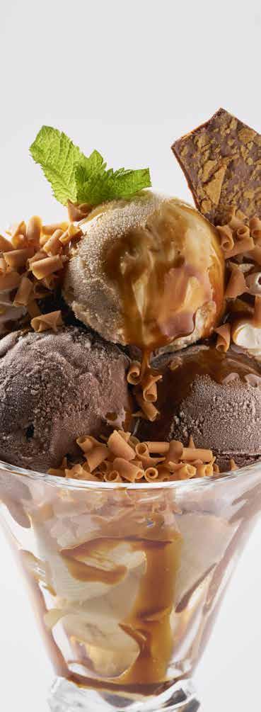 Zmrzlinové poháry Ice Cream Sundays МОРОЖЕНОЕ 68 Čokoládový zmrzlinový pohár s