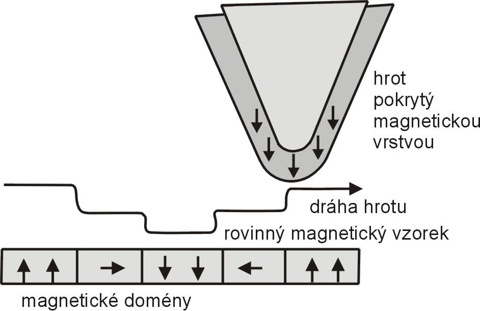 Mikroskopie magnetické síly (Magnetic Force Microscopy MFM) umožňuje prostorově zobrazit změny magnetické (Lorentzovy) síly ve vzorcích z magnetických materiálů.