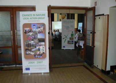 Konference LEADER+ na území CHANCE IN NATURE LAG - způsob propagace: prezentace MAS, projektů žadatelů a cílů, výměna zkušeností, navázání partnerství 21.