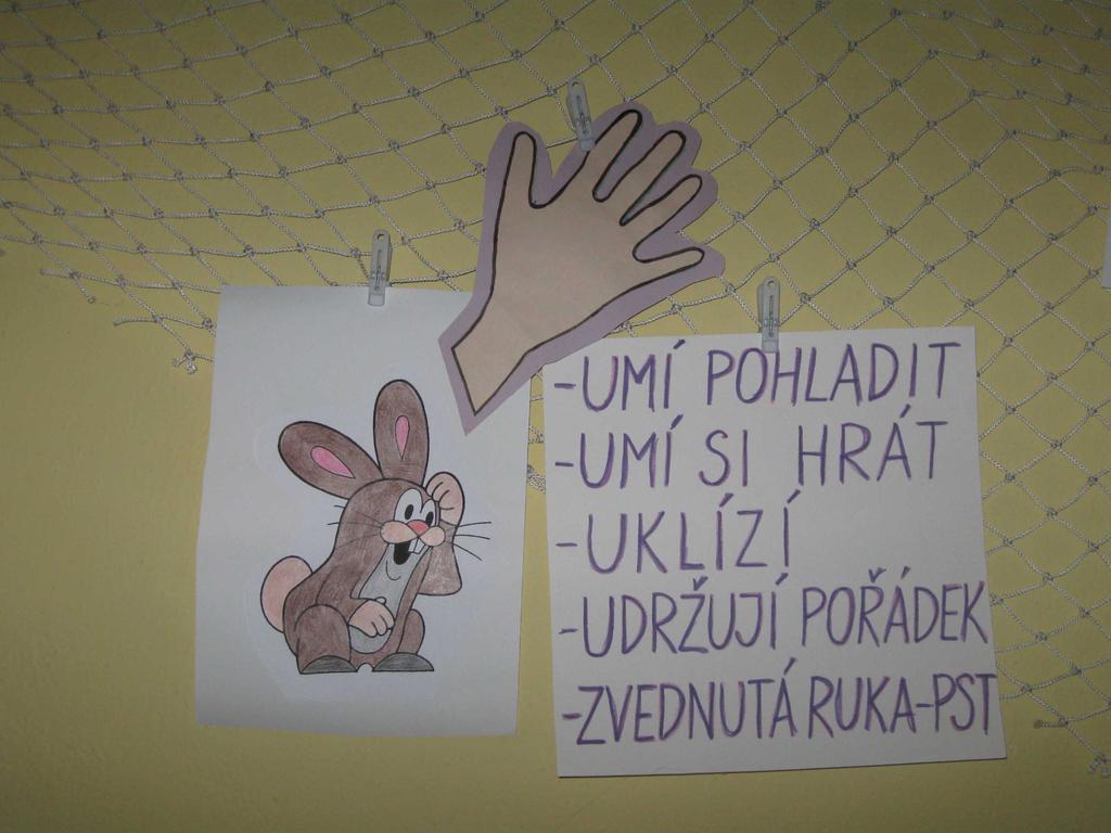 PRAVILA Pro společné soužití, harmonii a pohodu ve třídě jsou