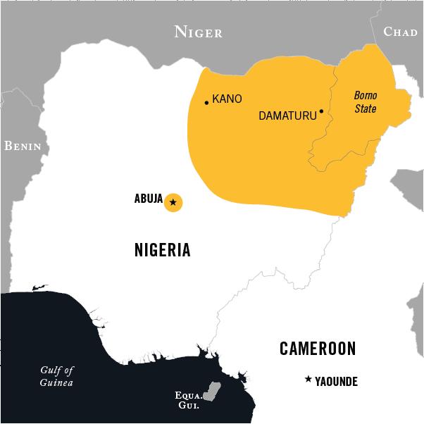Obrázek 3 Území působnosti Tálibánu (www.nctc.gov) 2.6.3 Boko Haram Boko Haram je teroristická organizace působící zejména v Nigérii. Jejím cílem je nastolení Islámského státu v Nigérii.
