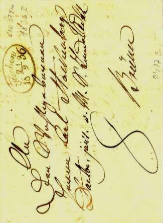 Byla různého provedení. Od r. 1839, v rámci tehdy zavedených nových pońtovních pravidel, pouņívaly vńechny pońty jako příchozí razítka běņná razítka, kterými označovaly pońtovní zásilky.