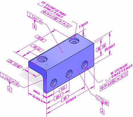 Kapitola 10 Kótování a tolerování Přehled Geometrické kótování a tolerování (GD&T) znamená celou řadu výhod: Návrhový jazyk je standardizován.