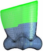 Kapitola 14 Součásti SolidWorks Office Premium Průvodce přípravou sítě Vyhlazování ohraničení Průvodce přípravou sítě obsahuje několik možností pro vyhlazování