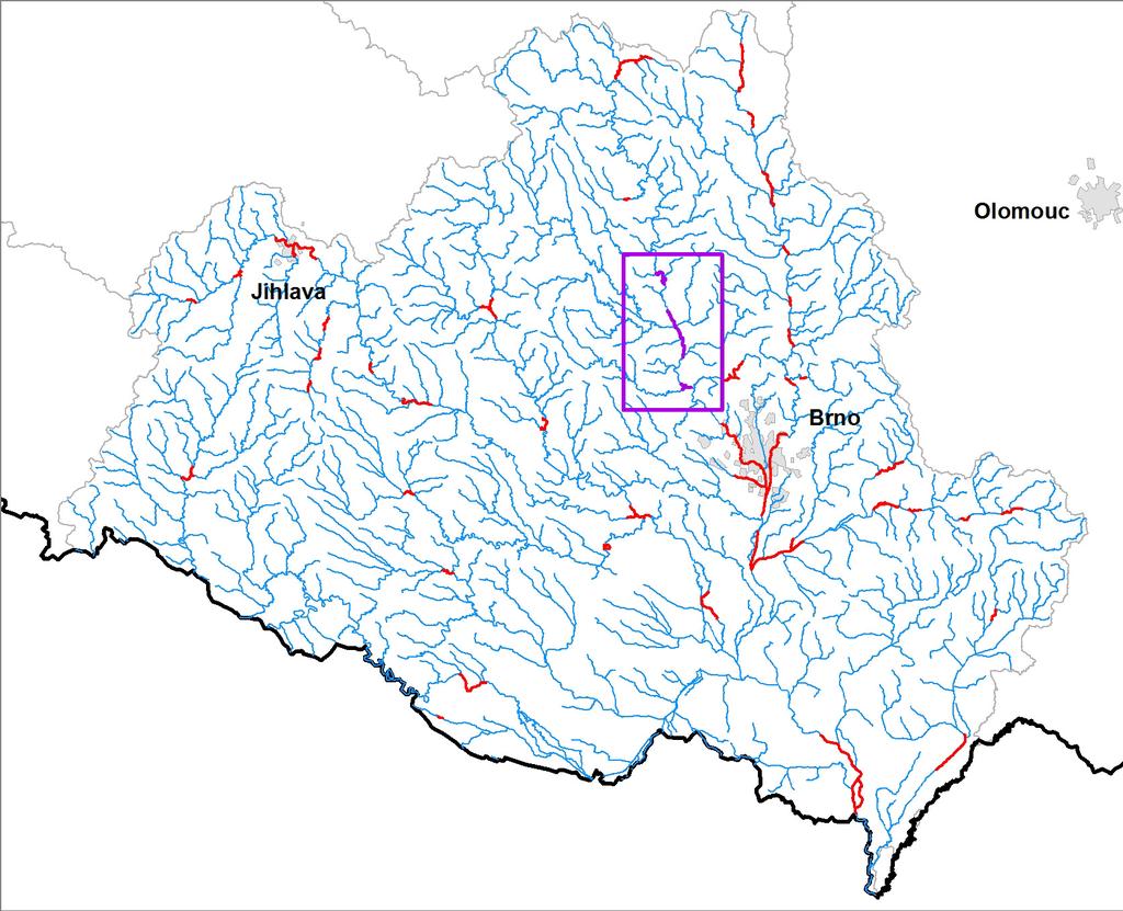 KUMENTACE OBLASTÍ S VÝZNAMNÝM POVODŇOVÝM RIZIKEM V OBLASTI POVODÍ MORAVY A V OBLASTI POVODÍ DYJE DÍLČÍ POVODÍ DYJE SVRATKA 10100010_3 (PM-36) - Ř.