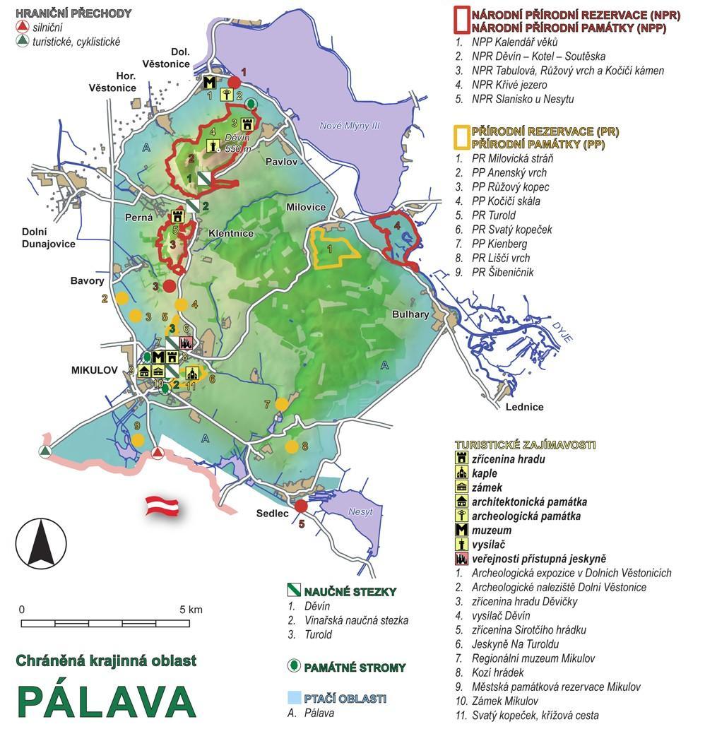Obr. 81: Mapa s výskytem všech ZCHÚ
