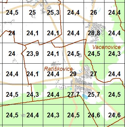 m -3 ] roční průměrná koncentrace PM10_M36 [µg.m -3 ] 36.