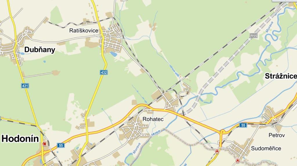 3. Umístění záměru širší vztahy 4.
