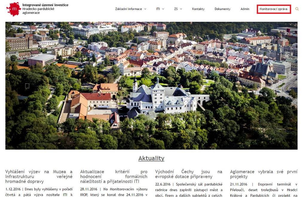 3. AKTUÁLNÍ INFORMACE K ITI HRADECKO-PARDUBICKÉ