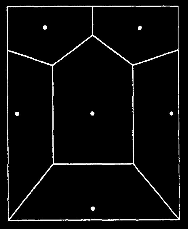 Thiessenovy (Dirichlet, Voronoi) polygony (TP) Představuj edstavují přesnou metodu interpolace, která vychází z předpokladu, p že e neznámé hodnoty bodů odpovídaj dají hodnotě nejbližší ších známých
