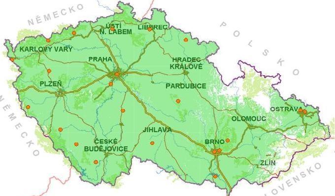 POKRYTÍ DIGITÁLNÍM SIGNÁLEM Multiplex 1 pokryto