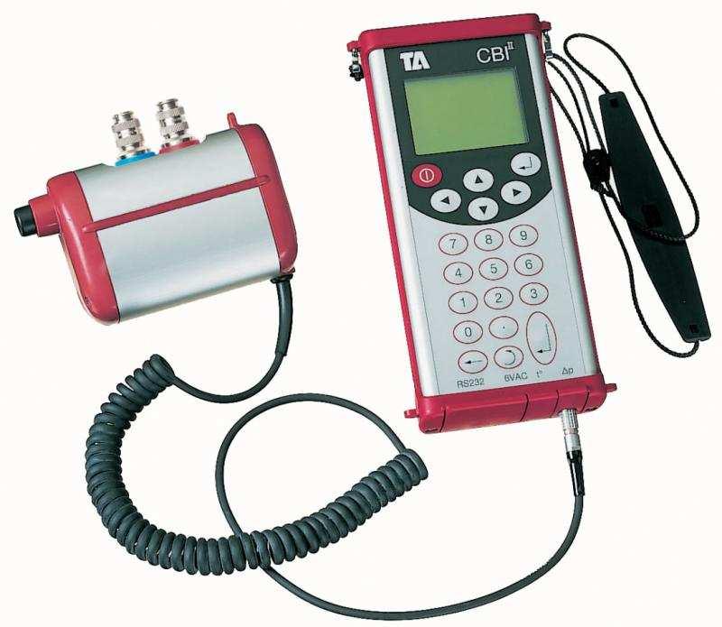 Měřicí a vyvažovací přístroj TA CBI TA-CBI je počítačem řízený měřicí přístroj, který umožňuje měření tlakové diference, průtoku a teploty.