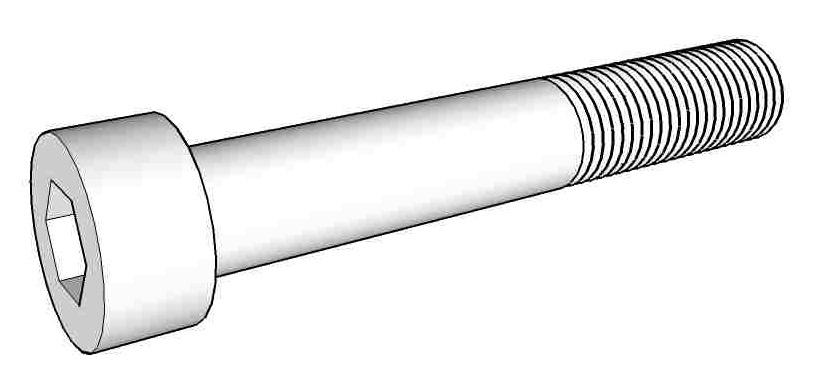 šroub imbus M8 x 6mm 7 kusů B.