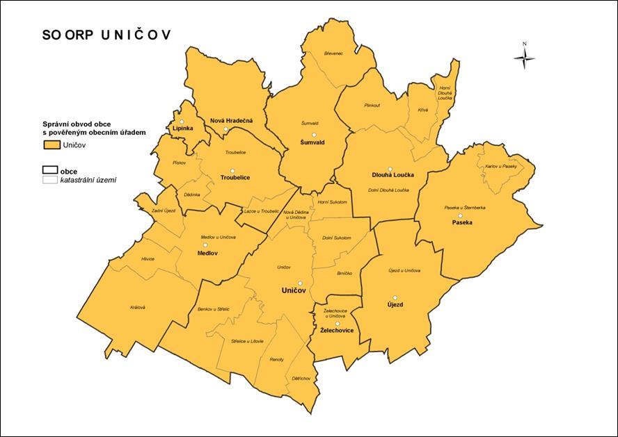 Akční plán rozvoje území správního obvodu obce s rozšířenou působností ORP Uničov Dokument je zpracován pro období 2016-2017 Tento výstup byl financován z prostředků ESF prostřednictvím Operačního