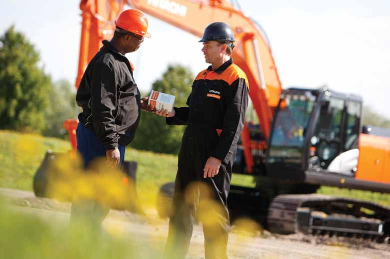 ZX470-5 PODPORA ZÁKAZNÍKŮ Jakmile se stanete zákazníkem Hitachi, získáte prvotřídní zákaznický servis