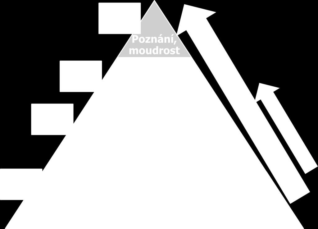 1 VŠEOBECNÉ VYMEZENÍ POJMU INTUICE A JEJÍ VZTAH KE ZNALOSTEM V dnešní době mnoho autorů vymezuje znalosti v rámci hierarchie, a to data informace znalosti. [2], [3].