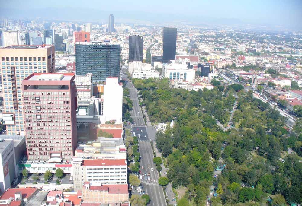 Mexico City pohled na