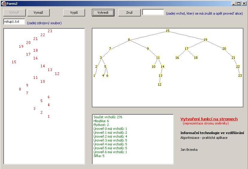 procedure TForm2.Button5Click(Ser: TObject); procedure Vymaz(var S: TStrom); button1.enabled := true; button2.enabled := false; button3.enabled := false; button4.