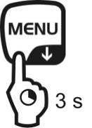 Nastavení referenční hmotnosti Položit prázdnou nádobu na desku váhy a provést tárování zmáčknutím TARE. 2 x zmáčknout MENU.