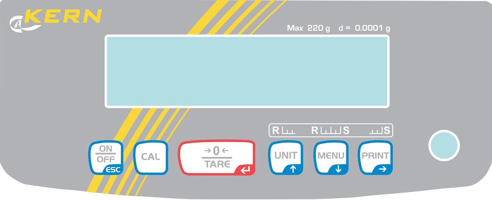 3.1 Klávesnice Navigace v menu: Tlačítko Označení ON/OFF Jednot máčknout a uvolnit Přepíná provozním pohotovostním režimem.