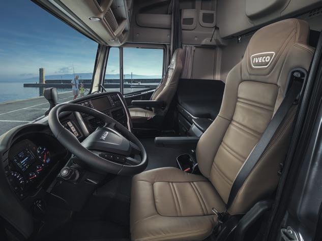 KOMFORT A PRODUKTIVITA ERGONOMIE A BEZPEČNOST NOVÝ STRALIS může být vybaven