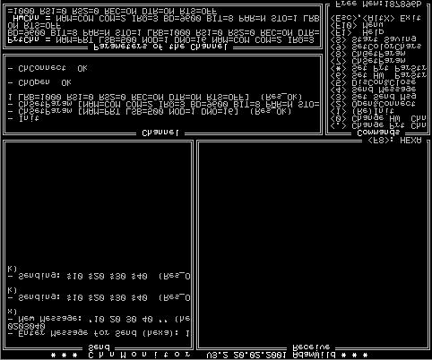 7. Ovládání programu Program se ovládá zadáváním příkazů z klávesnice prostřednictvím horního roletového menu, které se objeví po klávese <F10> nebo přímo některými horkými klávesami vypsanými v
