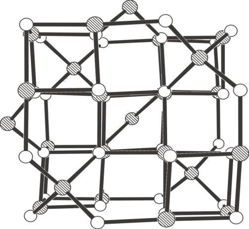 1.2 Maghemit (-Fe 2 O 3 ) Maghemit je oxidem, který vzhledem ke své struktuře zaujímá pozici mezi magnetitem a hematitem a ve svém pojmenování nese názvy obou oxidů.