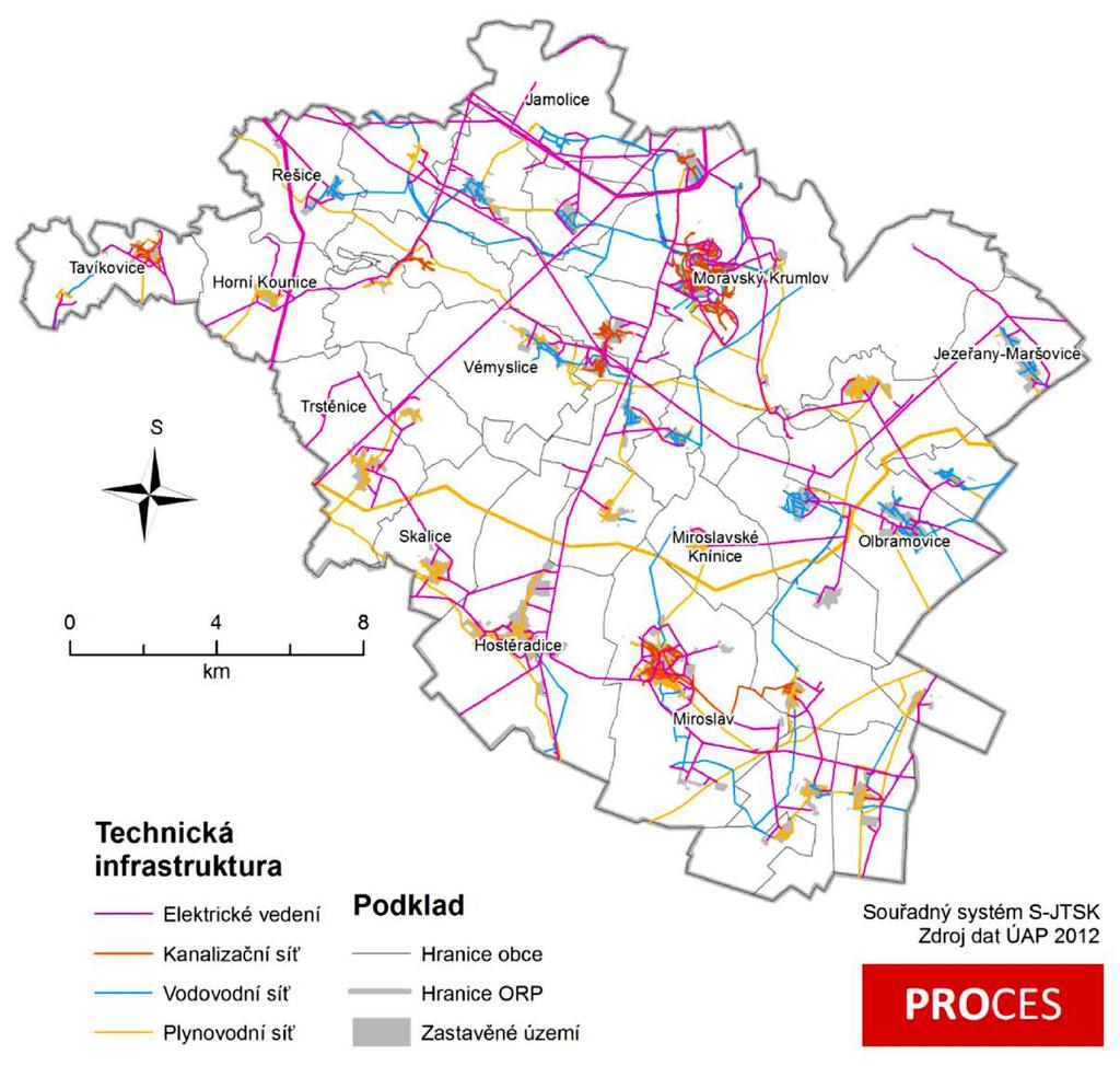 G. Technická infrastruktura (elektroenergetika, plynárenství, teplárenství, dálkovody, telekomunikace, vodovody a kanalizace pro veřejnou potřebu, odpadové hospodářství, vodní hospodářství, ochrana