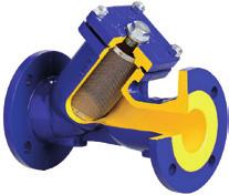 Přírubové potrubní Y filtry rabatová skupina č. 6 Hydronic 821 Přírubové potrubní Y filtry Hydronic 821 se standardním nebo jemným nerezovým sítem a odkalením.
