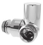 Připojovací šroubení s integrovaným TRV - Twins Garnitura pro otopná tělesa se středovým připojením s roztečí 50 mm a závitem ½ nebo ¾.
