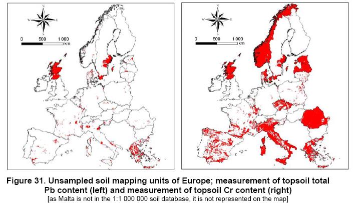 Unsampled soil mapping units