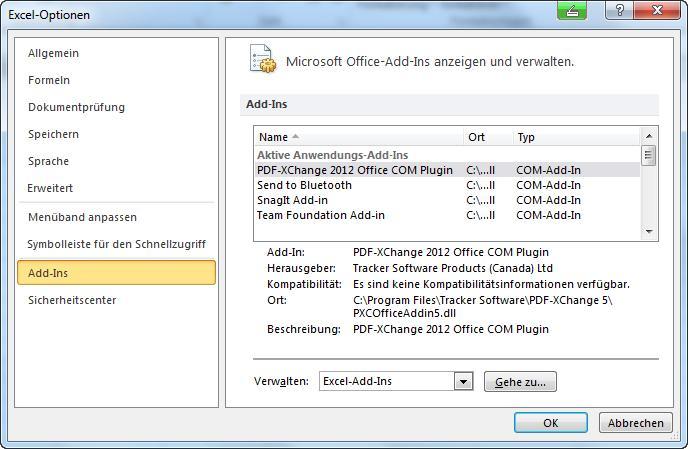 Access Tool je MS Excel Addin (1)