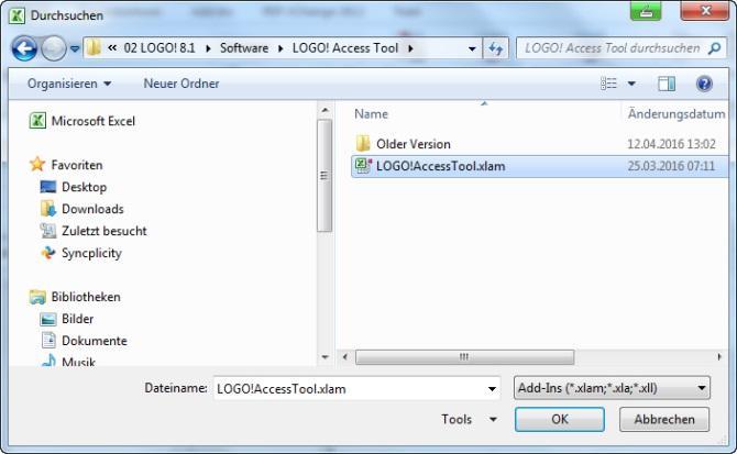 LOGO! 8 LOGO! Access Tool instalace (4) Výběr složky kde je uložený (5) Nyní máte LOGO!