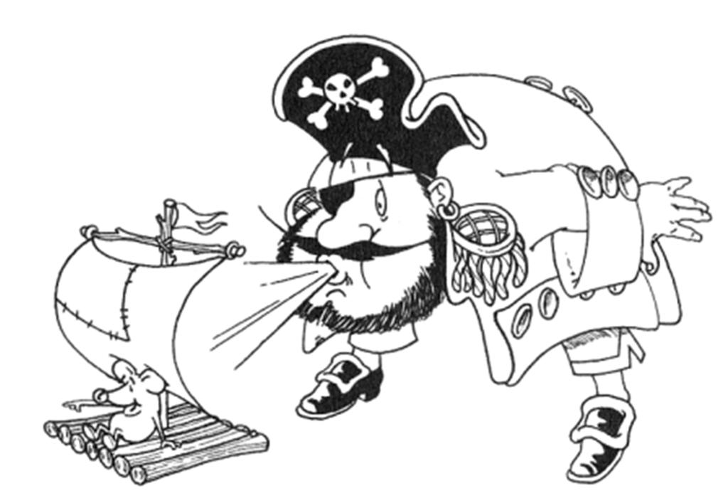 Černý pirát Hra vyžadující zručnost a kuráž pravých pirátů pro 2 4 mořeplavce ve věku 5 99 let.