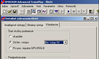 přetížení proudových výstupů OMICRONU CMC256plus.