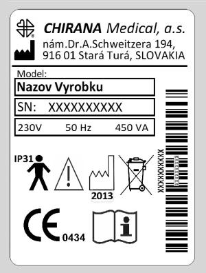 použití 3. Technické údaje Jmenovité napájecí napětí 230V~ (110V~) ± 10 % Jmenovitá frekvence (50-60) Hz ± 2 % Max.