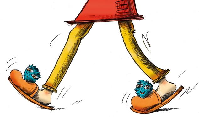 ježek, tak se probudí. Jak Kuliferda vymyslil, tak udělal, ale i když do něj strkal z obou stran, ježek se neprobudil. Je to kartáč na boty, rozhodl Kuliferda, a zkrátka leží v kuchyni na podlaze.