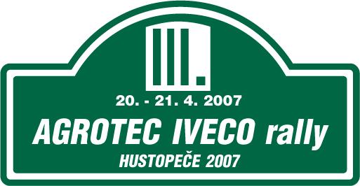 AGROTEC IVECO RALLY HUSTOPEČE 20.-21. 04.