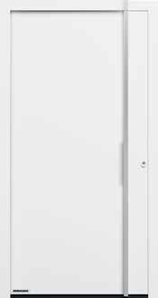 W/ (m² K)* Motiv 823 NOVINKA Profil madla v bílém hliníku RAL 9006, upevňovací profily v barvě dveří, volitelně s LED